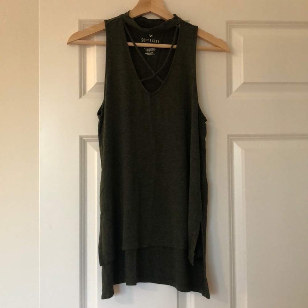 American Eagle Criss Cross Tank